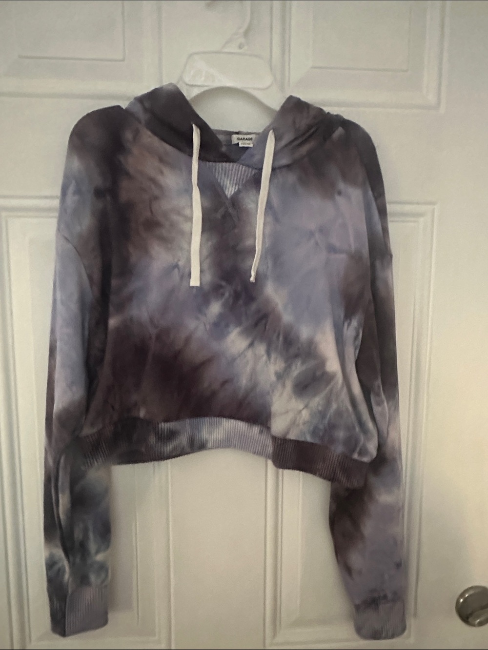 Garage Lavender Pullover with White Drawcord